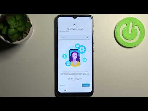 First Set Up – MOTOROLA Moto E20 Configuration