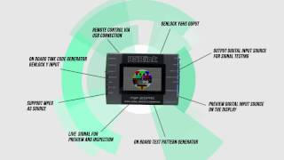 Video 1 zu RGBLink MSP 200PRO Testmuster Generator HDMI SDI DVI VGA FBAS MSP200PRO