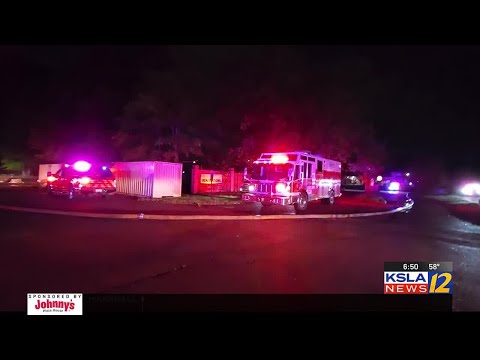 33 firefighters battle blaze at abandoned Pines Apartments