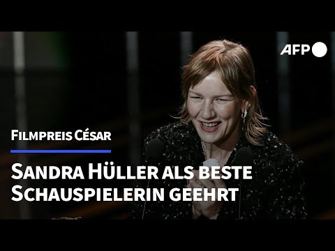 Sandra Hüller in Paris mit César als beste Schauspielerin geehrt | AFP