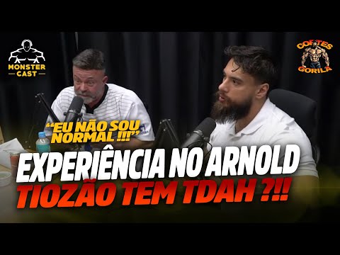 PINDUCA FALA SOBRE SEU TDAH E GORILA COMENTA SOBRE EXPERIÊNCIA NO ARNOLD !!! - "monster cast"