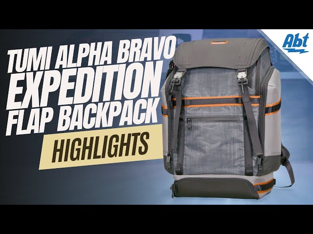 Vídeo relacionado con TUMI - Mochila de navegación Alpha Bravo - Mochila de viaje diario - Se adapta a portátiles de hasta 15 pulgadas - 16 x 14 x 7.3 pulgadas, Negro -, talla única