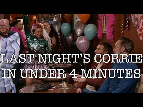 Last Night's Corrie in Under Four Minutes - 24 May 2023