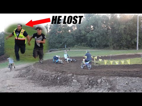 HUGE PIT BIKE TAKEOUT (ANTHONY DICLEMENTE LOST FOOT RACE)