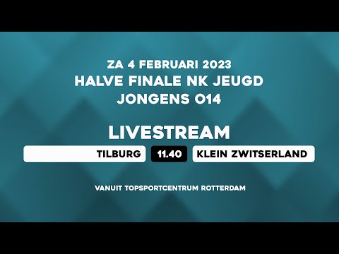 LIVE – ½ Finale JO14 NK JEUGD Zaal – Tilburg vs Klein Zwitserland