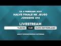 LIVE – ½ Finale JO14 NK JEUGD Zaal – Tilburg vs Klein Zwitserland