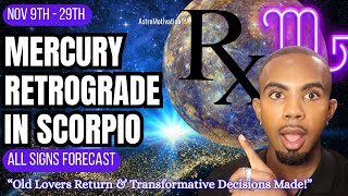 MERCURY Rx IN SCORPIO: Old Lovers Return! Transformative Decisions Made! 🗣️🦂🖤