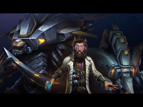 Stetmann vs Karax in Air mode (SC2 Direct Strike Commanders)