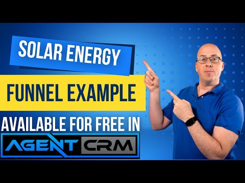 Solar Energy Funnel Example - Download for Free in Click & Play Library  #agentcrm #crm #solarenergy