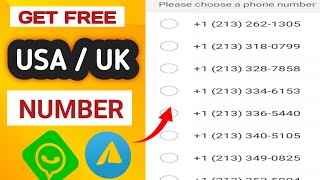 How to get free USA / UK number with Dingtone for Whatsapp verification-2024/Best App