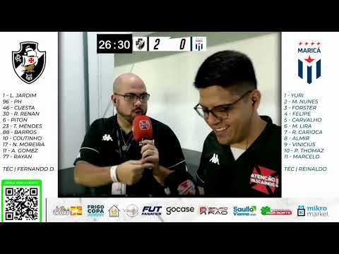 CONFIRA OS GOLS DA VITÓRIA DO VASCO POR 4X2 SOBRE O MARICÁ