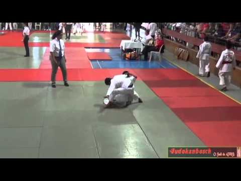 Torneio de judô Serra Negra 30 08 2015 Luta  22 Daniel Santos