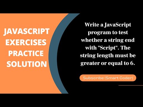 Javascript Exercises Practice Solution 23 End With Script