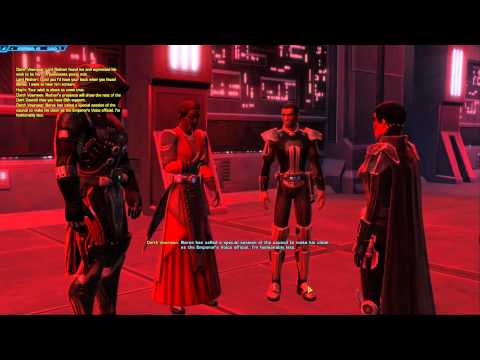 SWTOR Sith Warrior Class Quest End (Corellia-Korriban) SPOILER