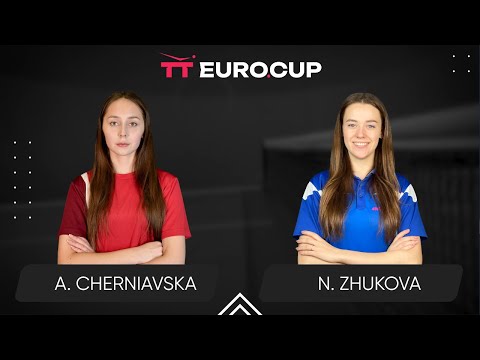 15:30 Alina Cherniavska - Nadiia Zhukova 28.06.2025 TT Euro.Cup Women Ukraine Star TABLE 4