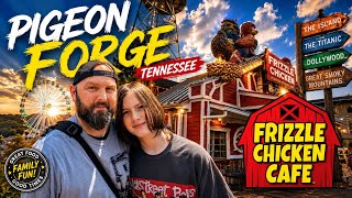 We Tried the Famous Frizzle Chicken Cafe in Pigeon Forge Tennessee!