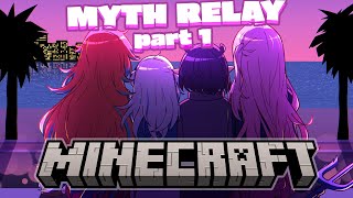 OMG that OG Gura theme... its only in and its already too much - 【MYTH RELAY】One Last Minecraft Trip. #holomyth