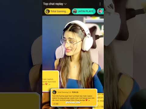 Ajju bhai ne Payal gaming Ko Diya super chat #totalgaming #payalgaming #ff1080p