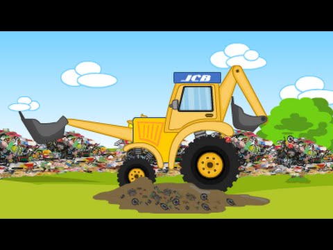 JCB | JCB for children |  jcb and Garbage trucks Videos for children