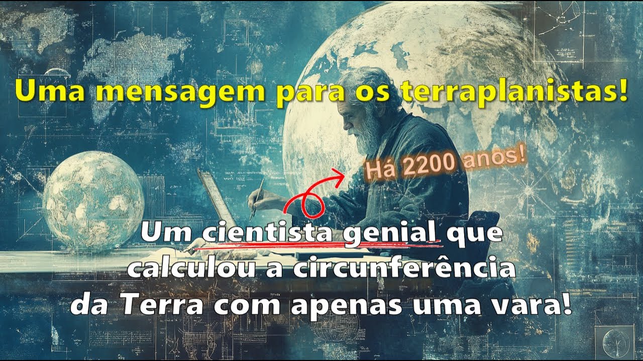 UM GÊNIO CIENTÍFICO QUE CALCULOU A CIRCUNFERÊNCIA DA TERRA COM APENAS UMA VARA!