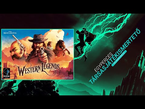 Egyperces társasjátékismertető | #92. Vadnyugati legendák - Game-Obscura