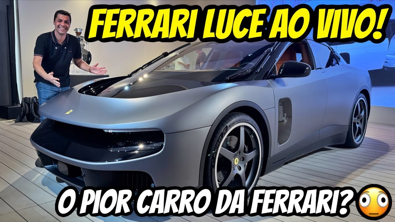 NOVA FERRARI LUCE - VI DE PERTO A FERRARI MAIS POLÊMICA DA HISTÓRIA!
