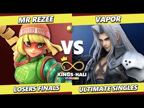 Kings of Hali 8 LOSERS FINALS - Mr. Rezee (Minmin) Vs. Vapor (Sephiroth) Smash Ultimate - SSBU