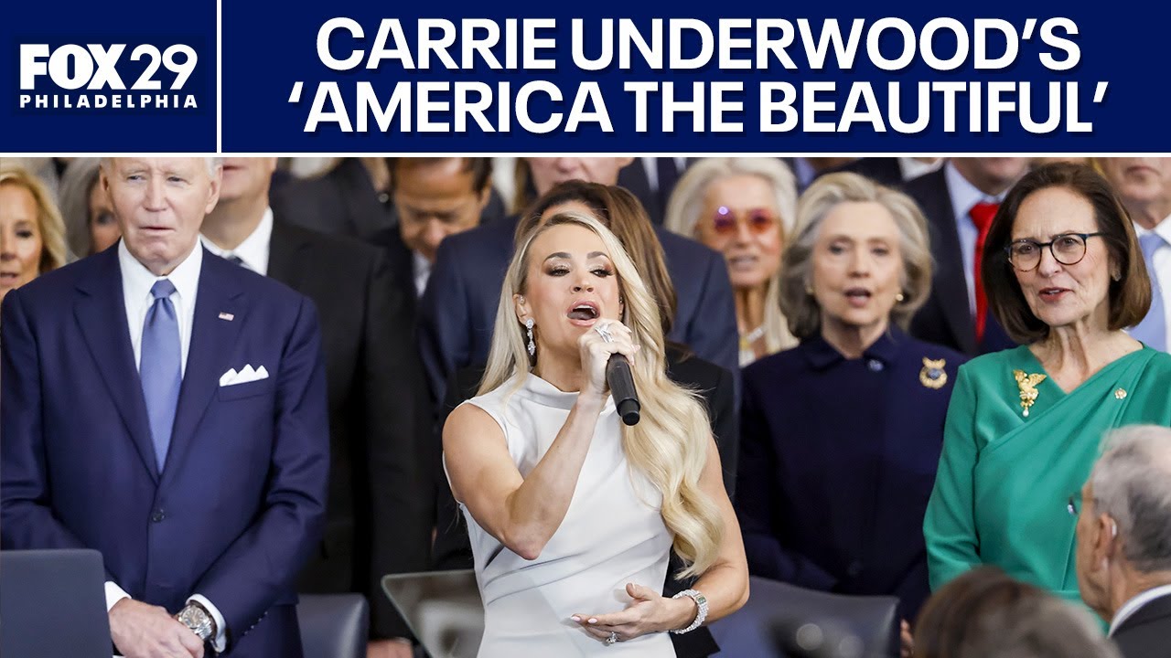 Carrie Underwood sings ‘America the Beautiful’ on Inauguration Day