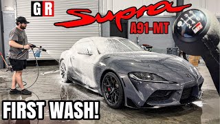 First Wash Toyota A91-MT Supra | Satisfying Car Detailing Transformation | ASMR