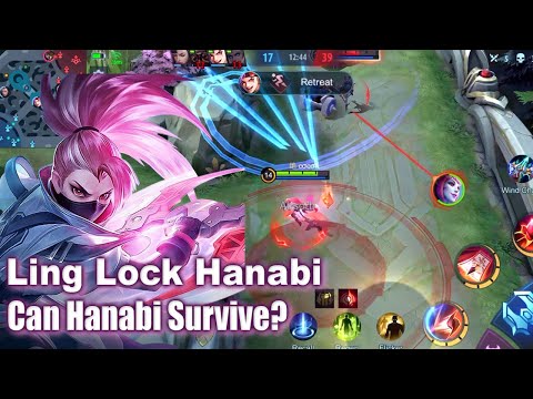 Ling Lock Hanabi ! Can Hanabi Survive? Top Global Hanabi - Mlbb - Rank -