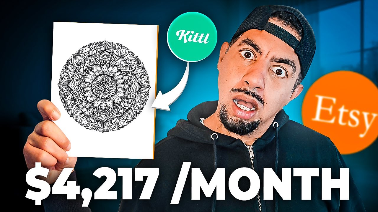 CREATE 50 Mandala Coloring Pages on Etsy and Amazon in JUST 1 Hour!