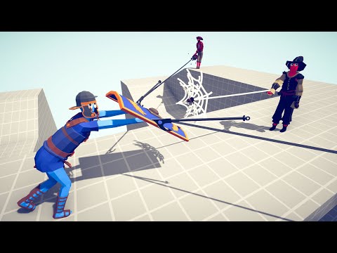 SPIDER MAGE and 2 HARPOONER vs EVERY UNIT 🕸️🕷️🕸️ | Totally Accurate Battle Simulator TABS