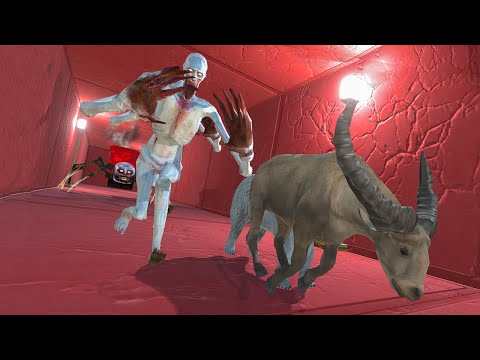 SCP 096 HORROR ESCAPE THE TUNNEL - Animal Revolt Battle Simulator