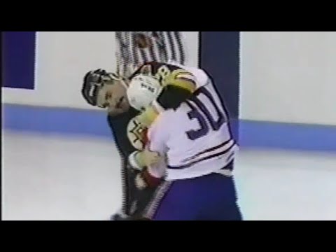 Bruins - Canadiens rough stuff 2/16/87