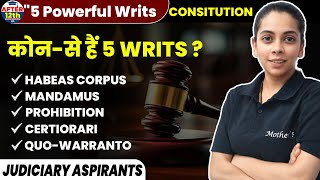 5 Writs Under the Indian Constitution | Article 32 & 226 | @Mothers_After12th