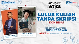 MILENIAL VOICE: Cerita Athi' Lulus Cumlaude Tanpa Skripsi, Gara-gara Raih Medali Emas di Semester 7