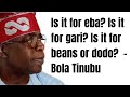 TINUBU IS IT FOR EBA IS IT FOR GARI Youtubeshorts