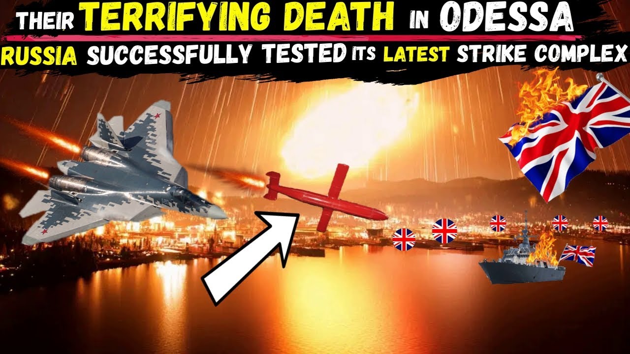 RUSSIA's Latest UAV S-71 'MONOCHROME' for the First Time Destroyed a British Vessel in ODESSA Port