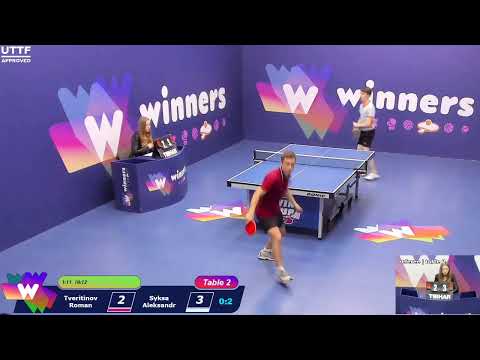 WINners CUP table 2  13.10 Tveritinov Roman - Syksa Aleksandr  14:15