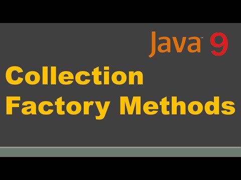 Java 9 Collection Factory Methods | Java 9 Convenience Factory Methods for Collections