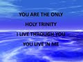 Holy Trinity Lyrics Danie Botha