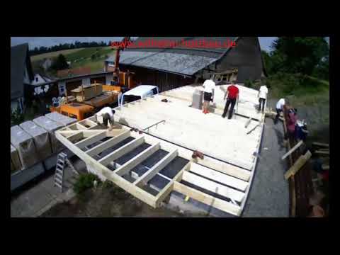 Neubau eines Holzrahmenbau in Gemünden-Hertingshausen. #Kellerwald_Holzhaud