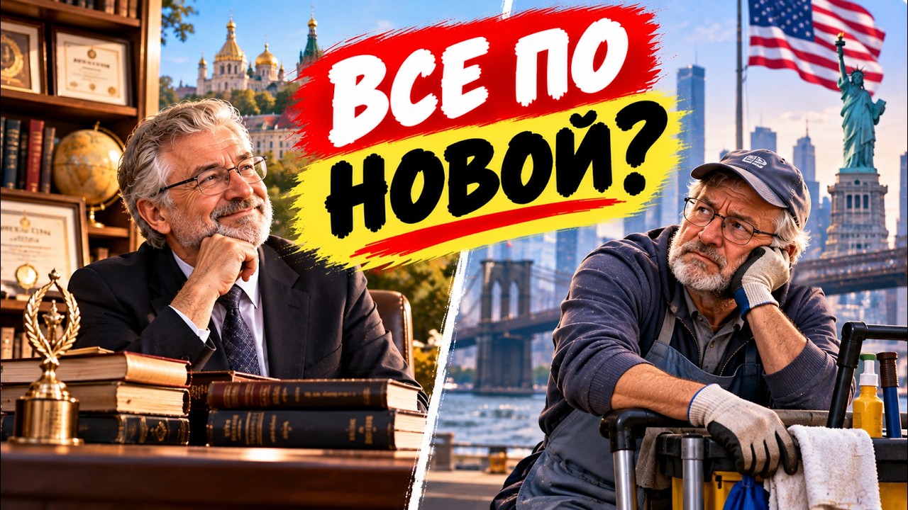 На родине состоялся человек. А в новой стране ему теперь все заново начинать?