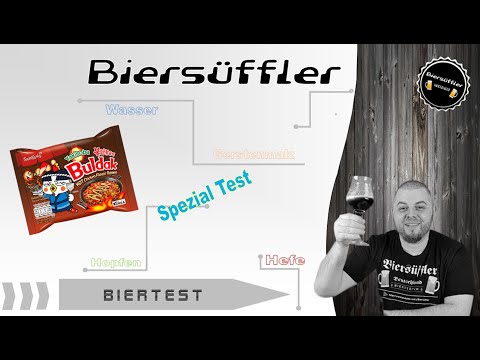 Biersüffler Testet Hot Samyang Ramen Yakisoba (scharfe Nudeln)