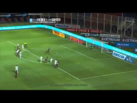 Torrico atajó el penal. San Lorenzo 0 - Lanús 0. Fecha 7. Primera División 2015. FPT.