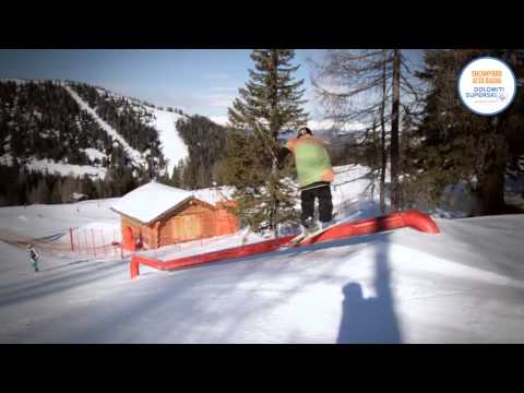 Dolomiti Super Freestyle - Visiting the Snowpark Alta Badia - 16.01.2013