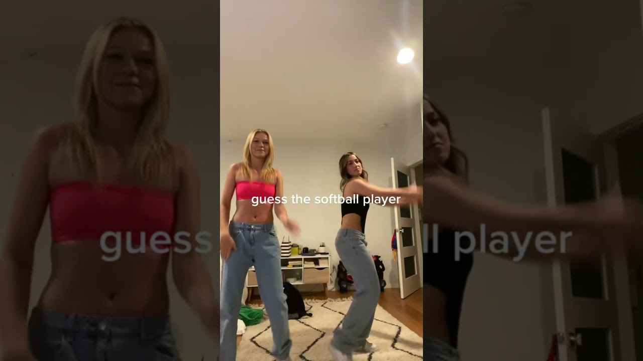 can you guess whos the softball player? #softball