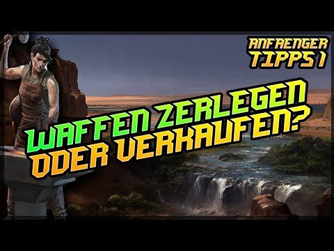 ⚒ Assassin's Creed Origins Anfänger Tipps - Waffen zerlegen oder verkaufen - Schmied - Einsteiger 🛡