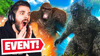 JE REAGIS A L'EVENT GODZILLA VS KING KONG , L'AFFRONTEMENT DE DINGUE SUR WARZONE !! ( non )