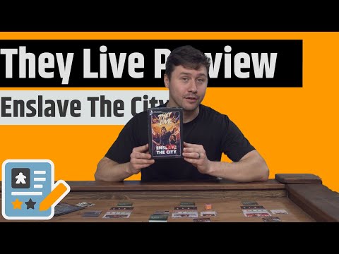 They Live: The Card Game – Save The City/Enslave The City Preview